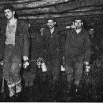 Fotografija rudara iz jame "Brodarovec", preuzeto iz knjige Rudarstvo i industrija građevinskog materijala u SR Hrvatskoj