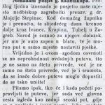 HRVATSKO JEDINSTVO ožujak 1938 br 23 str 7 - O lošim cestama i posjetu nadbiskupa