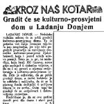 VARAŽDINSKE VIJESTI , lipanj 1956., br. 538 - Gradnja doma u Ladanju