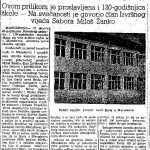 Prosinac 1961., br. 823, VARAŽDINSKE VIJESTI Otvaranje nove škole u Maruševcu